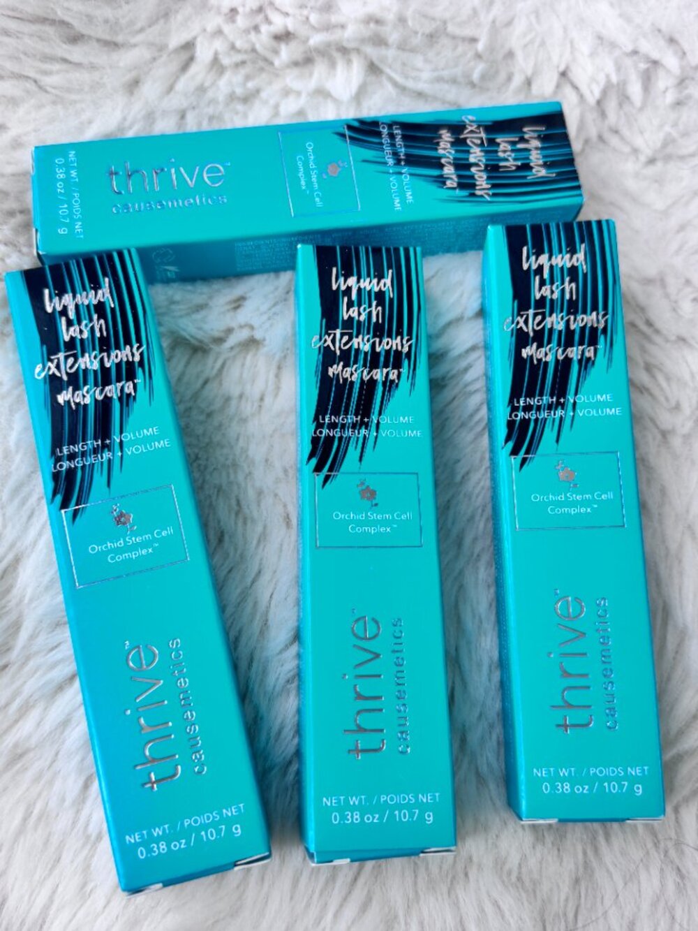 4pack  New Mascara Thrive causemetics Liquid lash